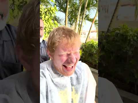 Ed Sheeran gets brutal Indian head massage