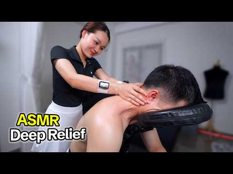 ASMR: Vietnamese Head Massage for Instant Stress Relief!