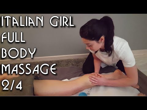 💆 Italian Girl Massage – ASMR no talking video 2/4