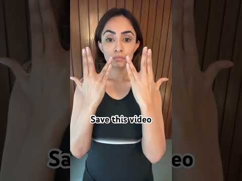 How to do step by step #lymphaticmassage at home #faceyogabyvibhutiarora #yogaexercises #yogaheals