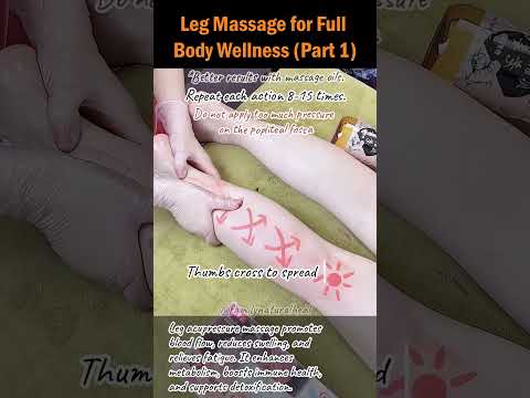 Leg Massage for Full Body Wellness (Part 1)