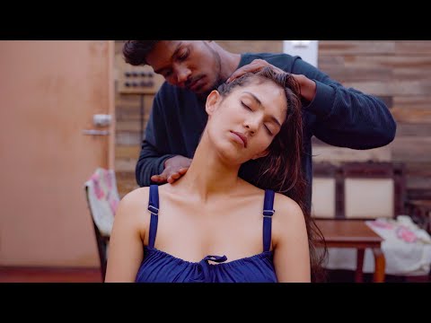 Long Hair Relaxing Head Massage ASMR for Deep Sleep | Indian Massage