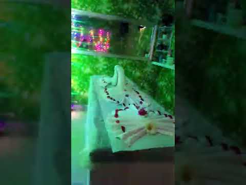 massage room set up/ massage therapy