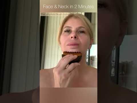 The Lymphatic Brush: 2-minute facial massage tutorial