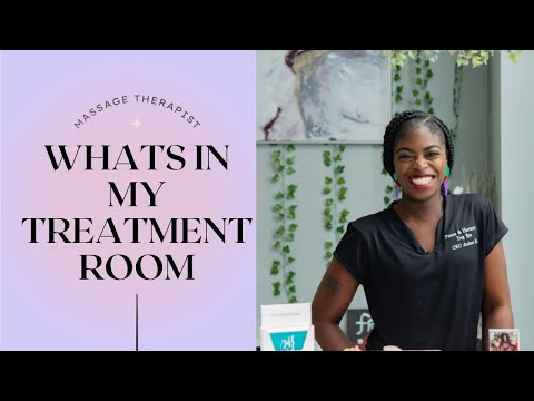 What’s In My Treatment Room? | Massage Therapist Edition 🤔🤔